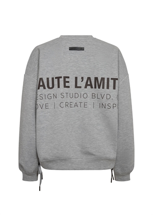 New studio tie sweat Grey Melange HAUTE L\'AMITIÈ